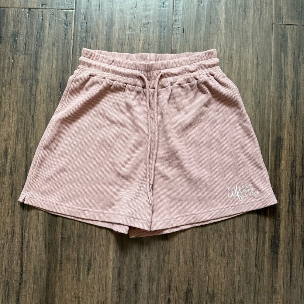 White Fox Boutique Waffle Knit Shorts